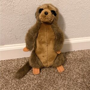 Vintage 1994 K&M International Meerkat Plush – 11" Standing Stuffed meerkat